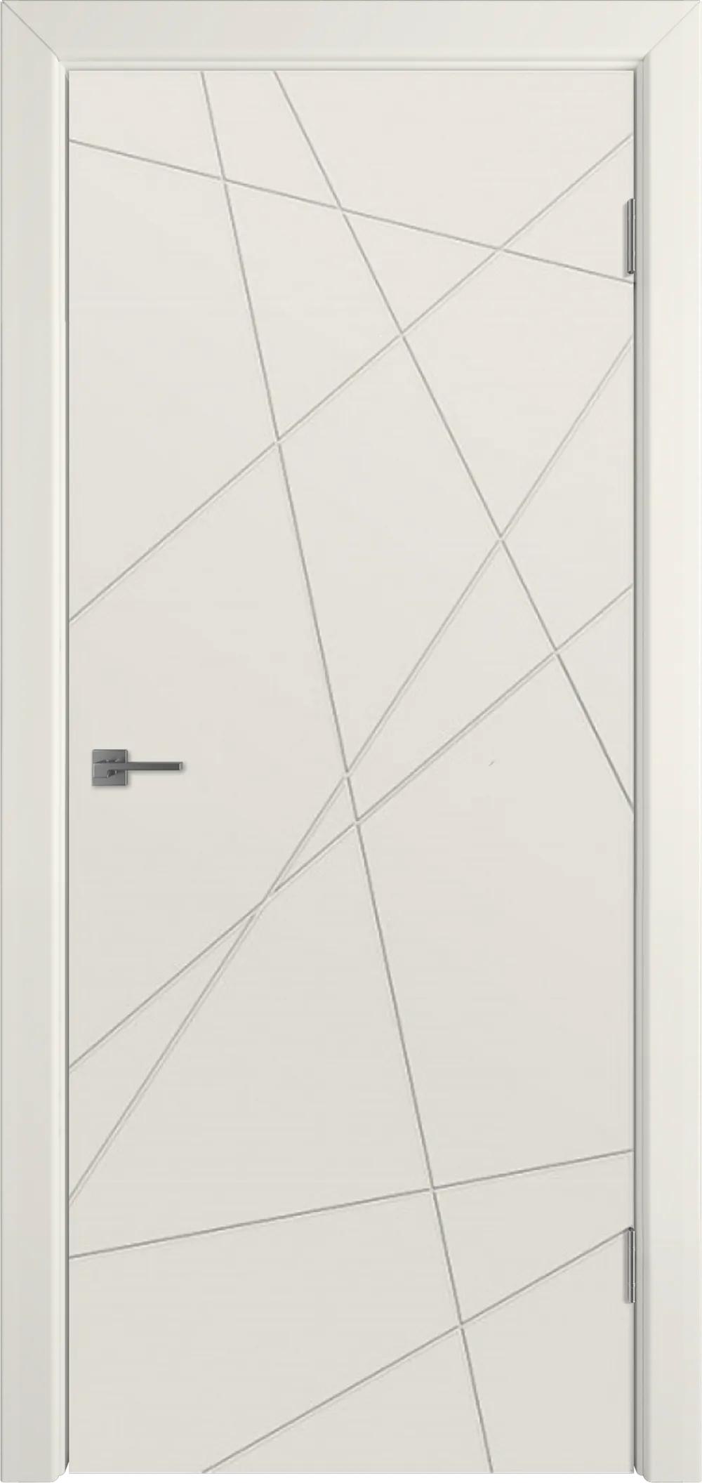 Дверь межкомнатная Эстэль Граффити5 ДГ Слоновая кость эмаль