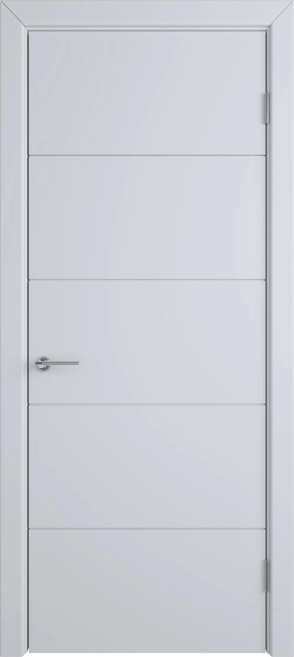 Дверь межкомнатная COLORIT К4 COLORIT ДГ Светло-серая эмаль НЕСТАНДАРТ