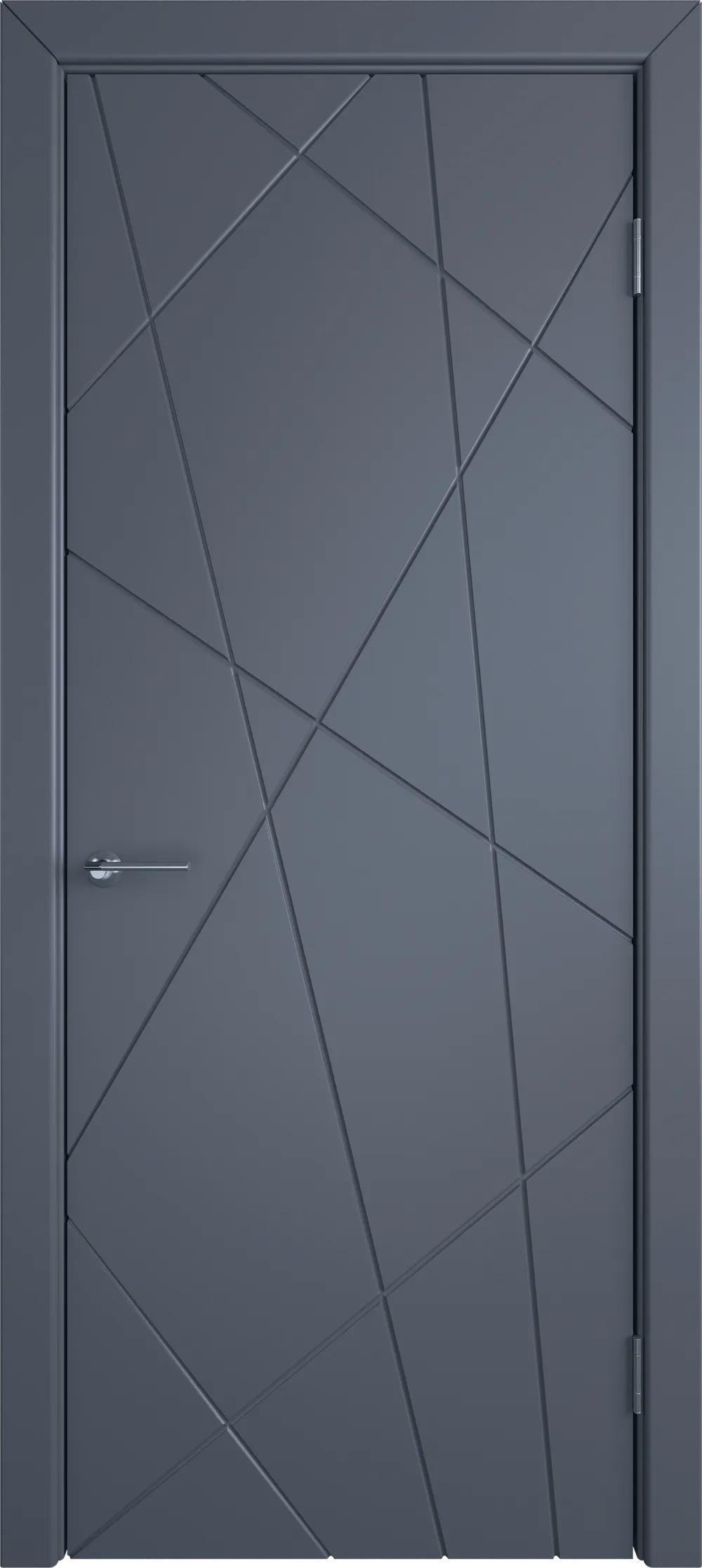 Дверь межкомнатная COLORIT К5 COLORIT ДГ Графит эмаль