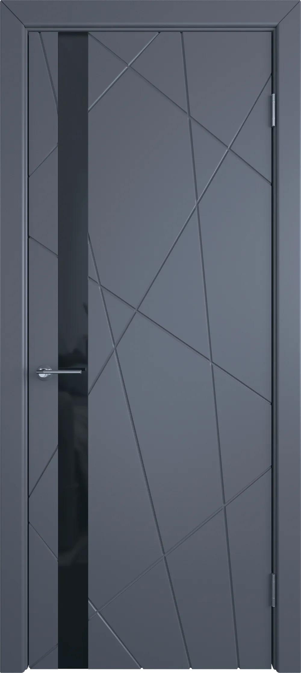 Дверь межкомнатная COLORIT К5 COLORIT ДО черный лак Графит эмаль НЕСТАНДАРТ