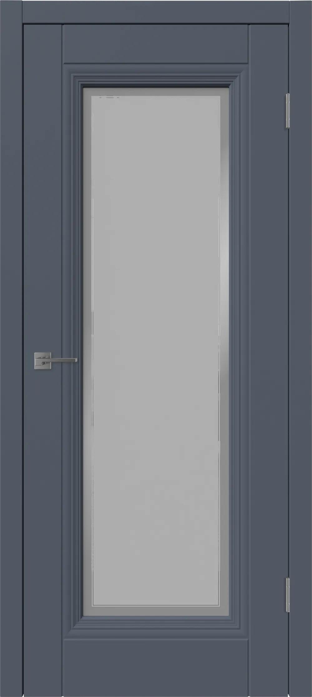 Дверь межкомнатная WINTER Барселона 1 ДО Art cloud line Графит эмаль