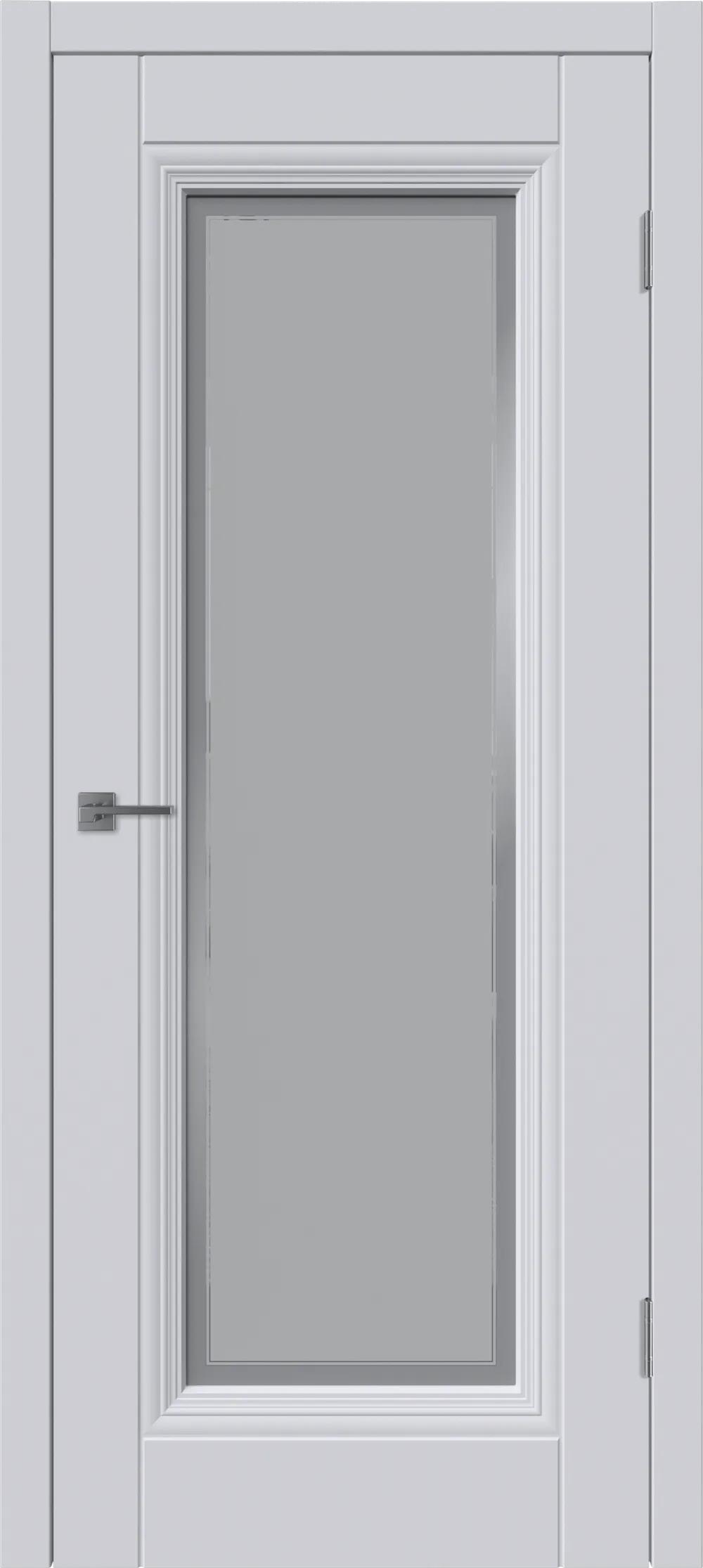 Дверь межкомнатная WINTER Барселона 1 ДО Art cloud line Светло-серая эмаль