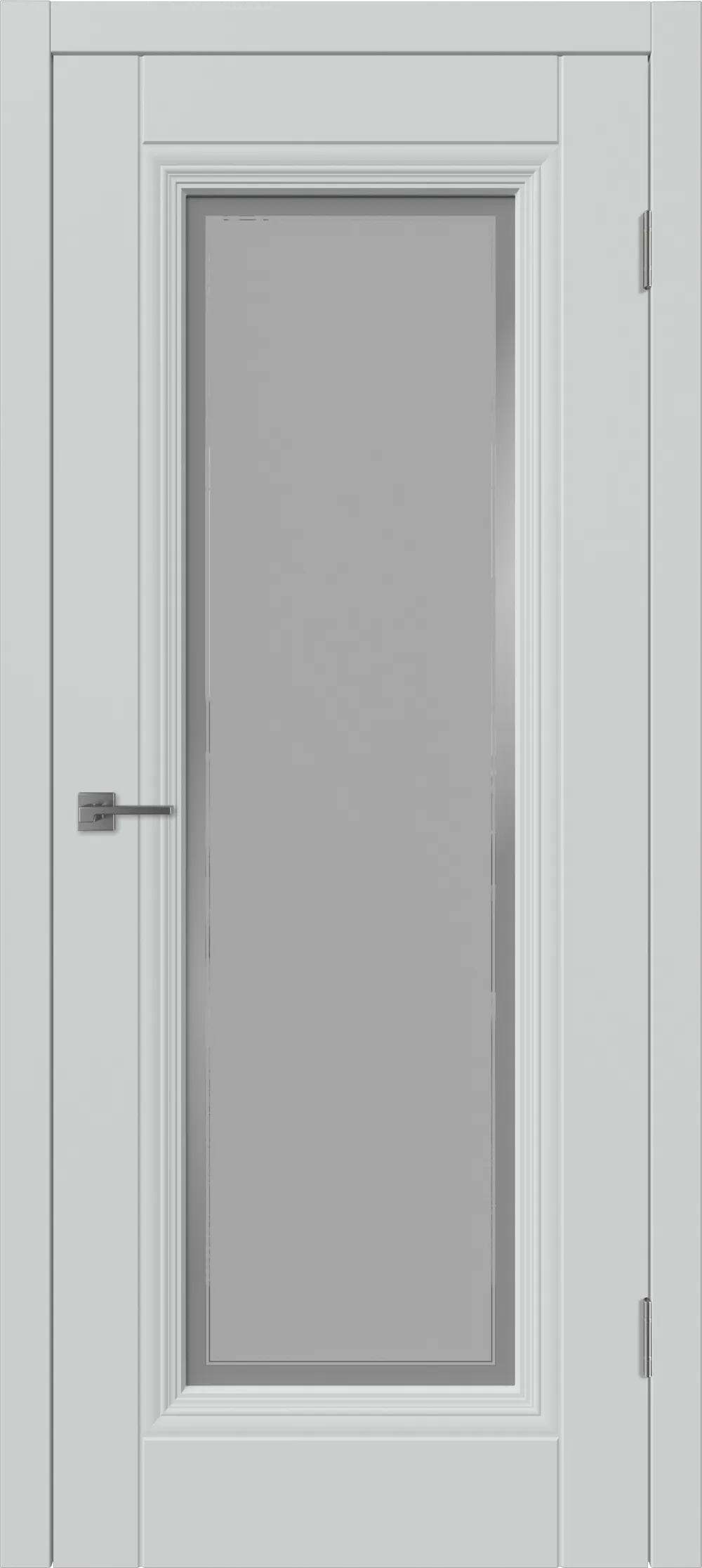 Дверь межкомнатная WINTER Барселона 1 ДО Art cloud line Серебро эмаль