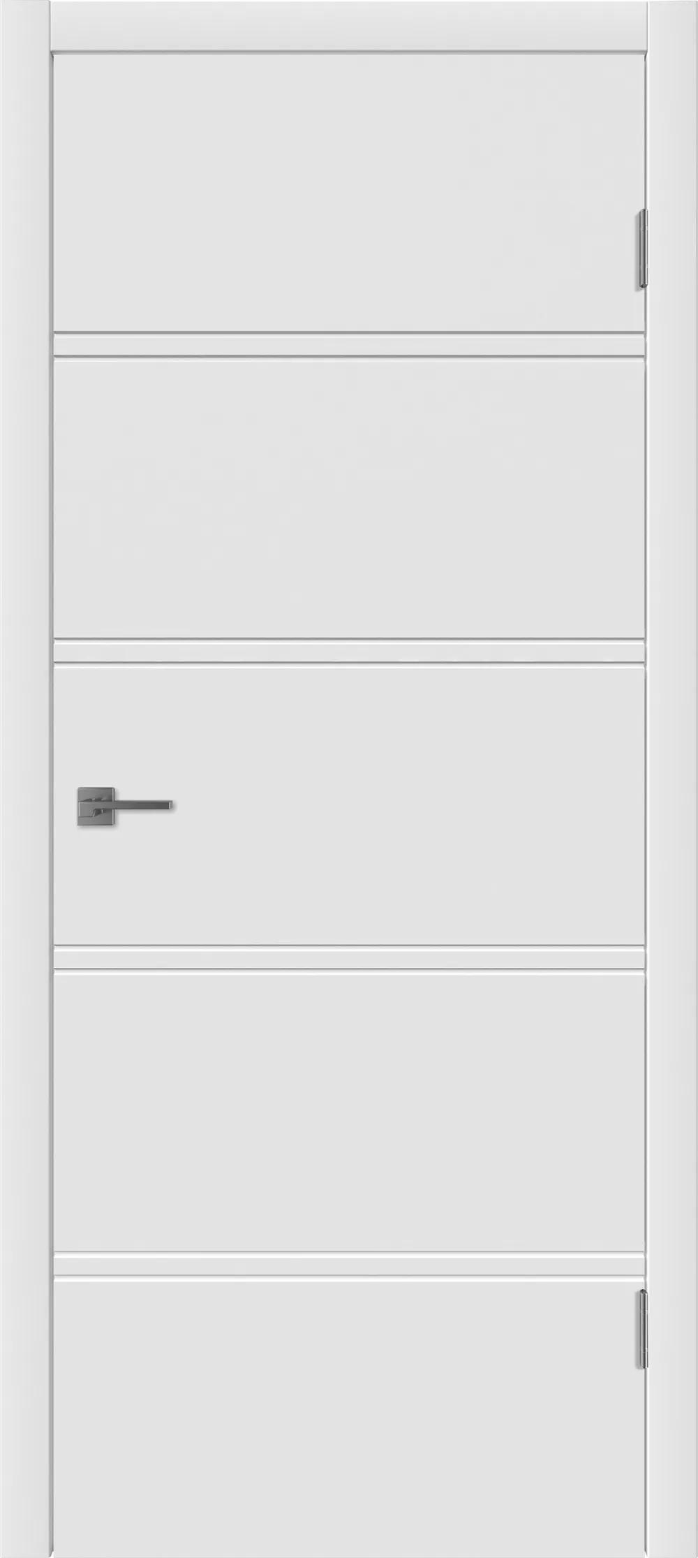 Дверь межкомнатная WINTER Бостон ДГ Белая эмаль