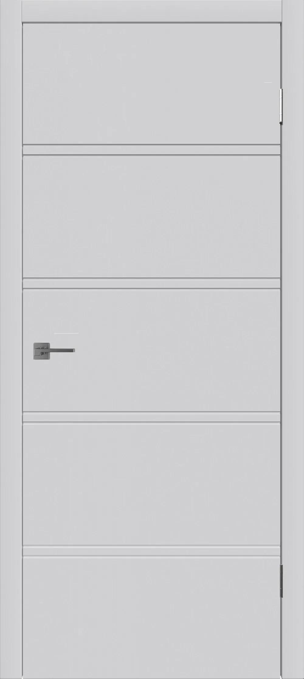 Дверь межкомнатная WINTER Бостон ДГ Светло-серая эмаль НЕСТАНДАРТ