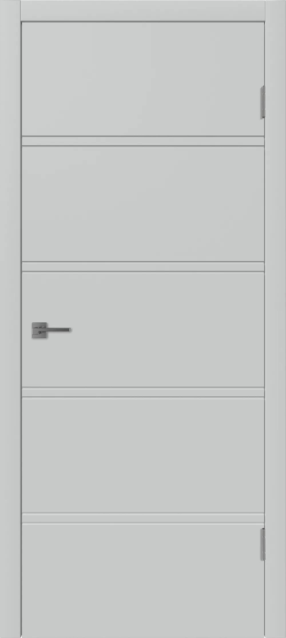 Дверь межкомнатная WINTER Бостон ДГ Серебро эмаль НЕСТАНДАРТ