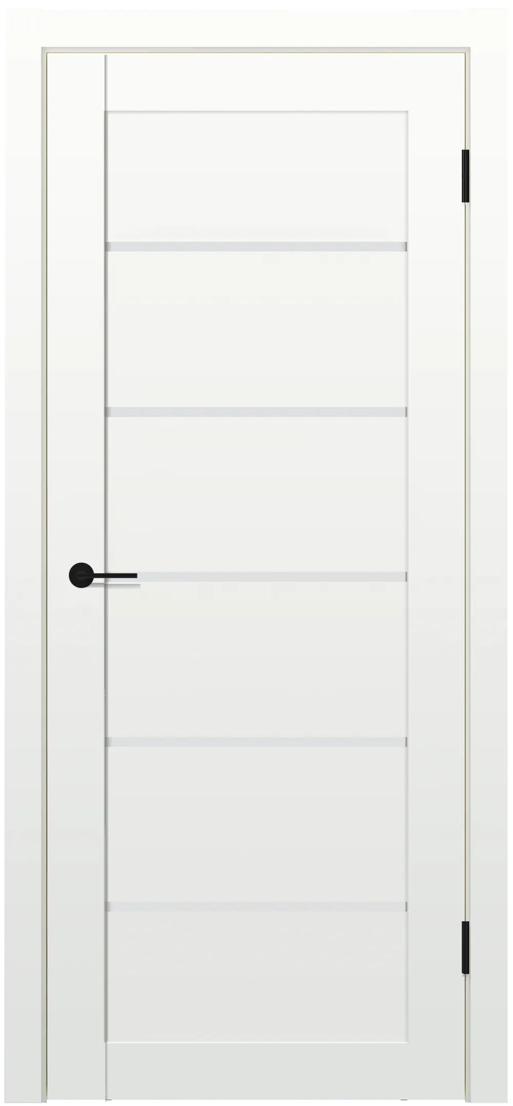 Дверь межкомнатная Contur NX 8 ДО матовое Белый полипропилен