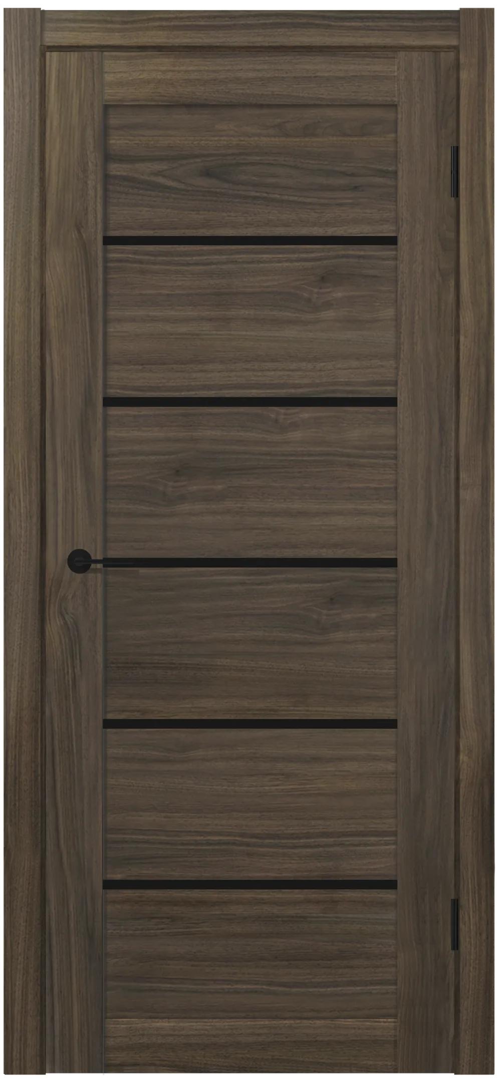 Дверь межкомнатная Contur NX 8 ДО черный лак Дуб форест