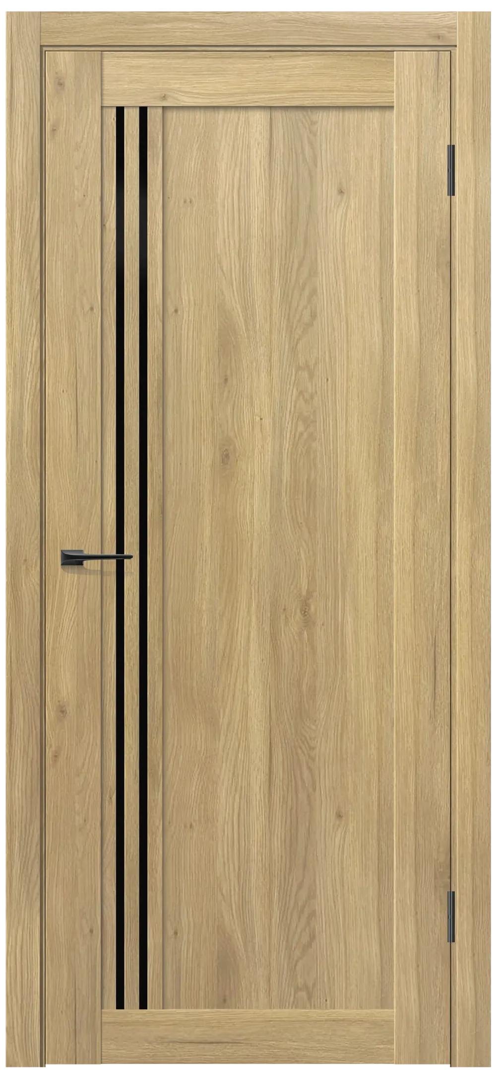 Дверь межкомнатная Contur NX 9 ДО черный лак Дуб плато