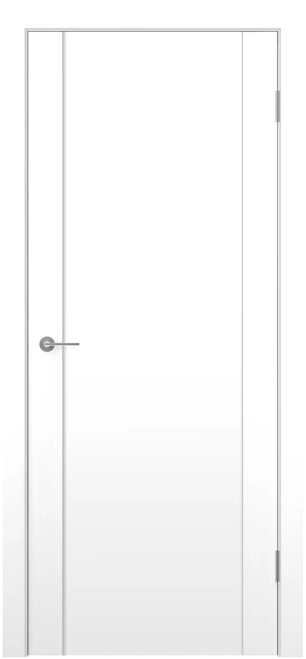 Дверь межкомнатная Contur MX 10 ДГ Белый полипропилен