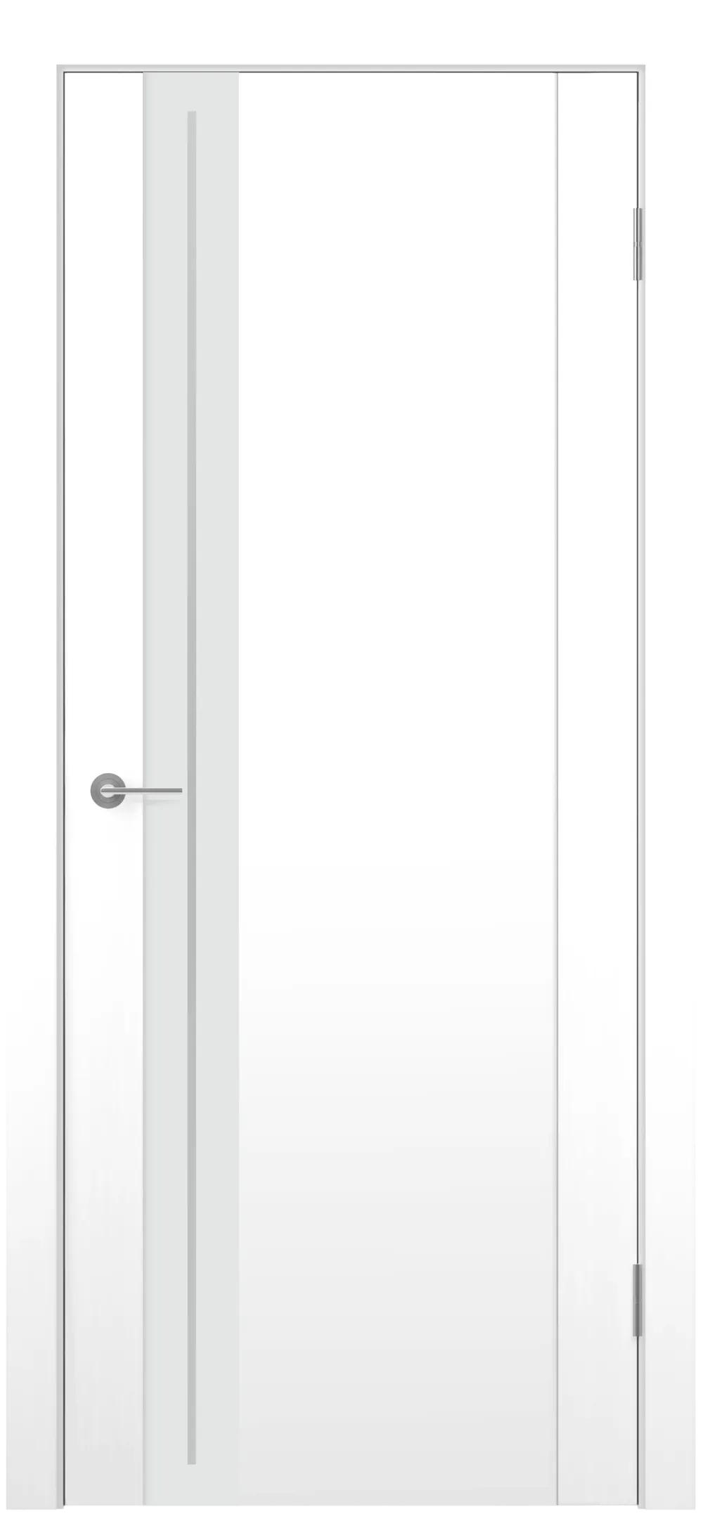 Дверь межкомнатная Contur MX 12 ДО белый лак Белый полипропилен
