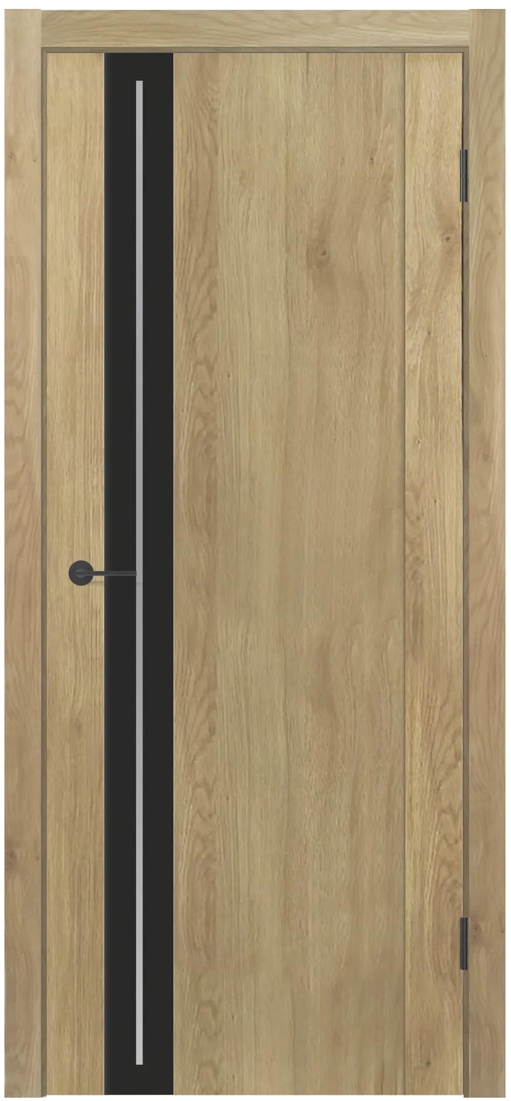 Дверь межкомнатная Contur MX 12 ДО черный лак Дуб плато