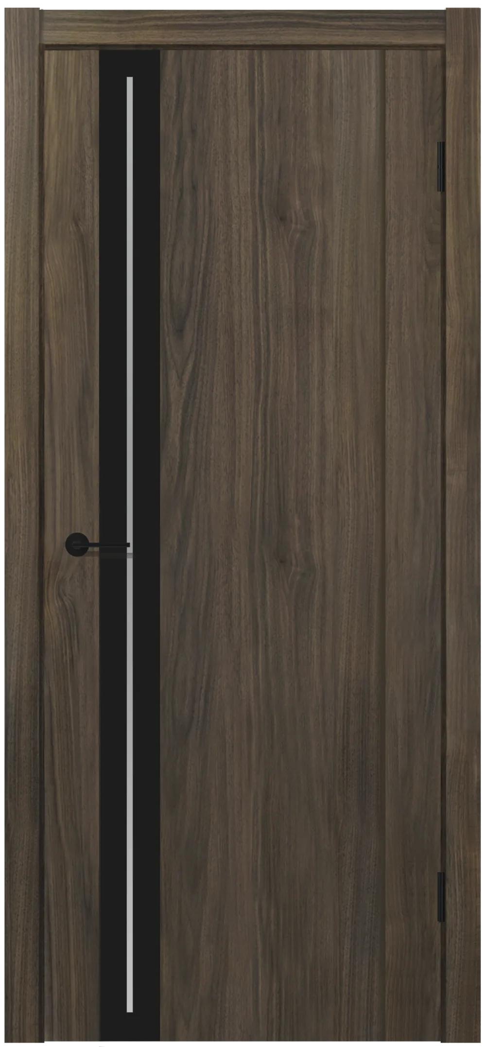 Дверь межкомнатная Contur MX 12 ДО черный лак Дуб форест