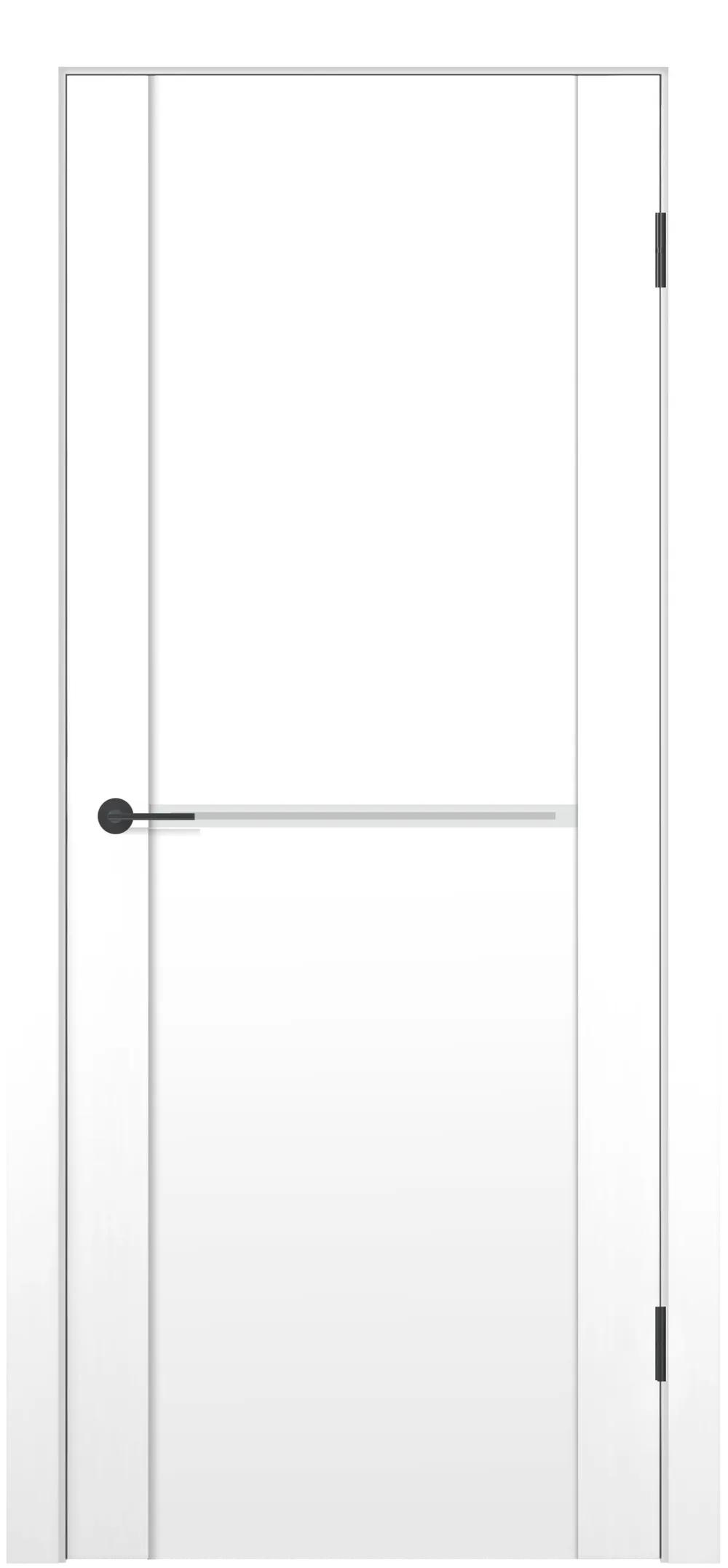 Дверь межкомнатная Contur MX 2 ДО белый лак Белый полипропилен