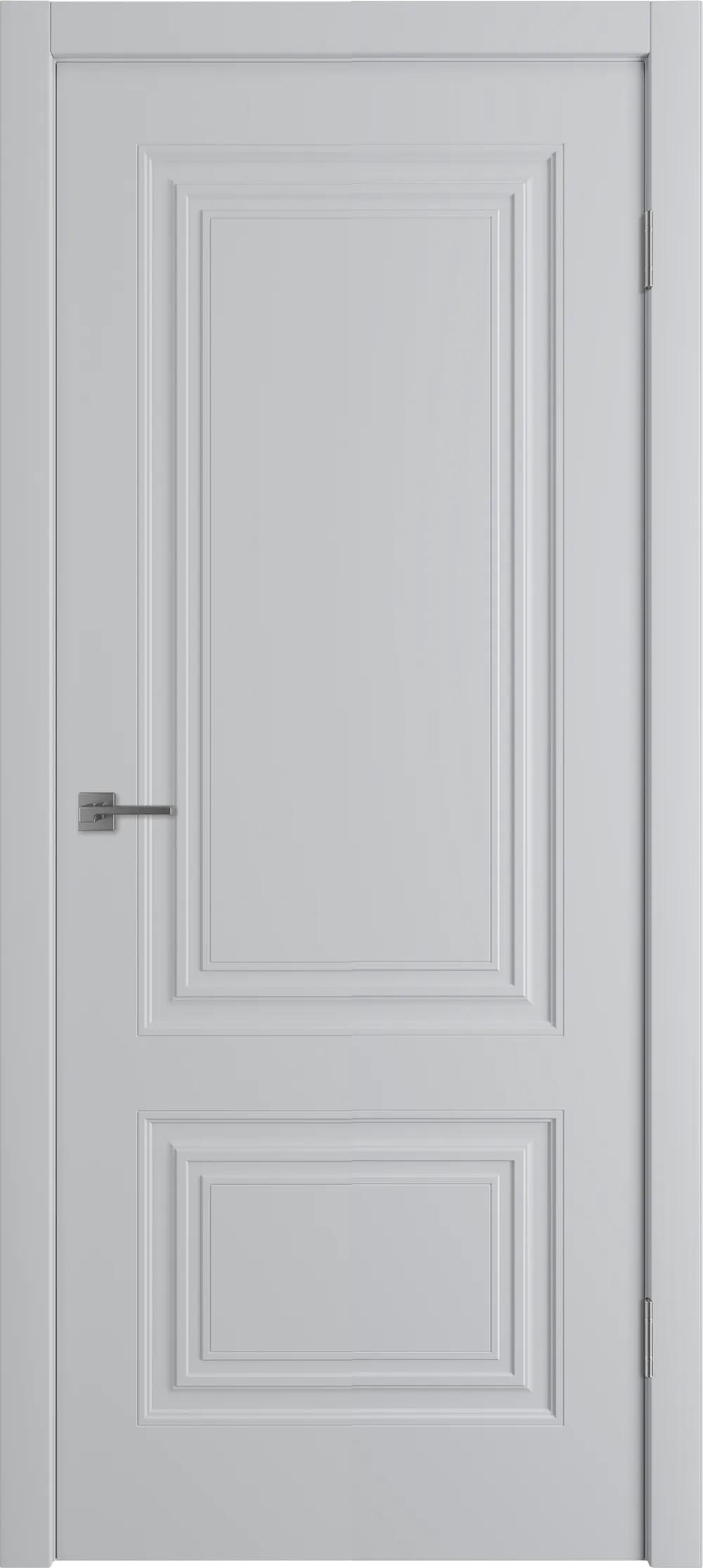 Дверь межкомнатная WINTER Беатрис 2 ДГ Светло-серая эмаль