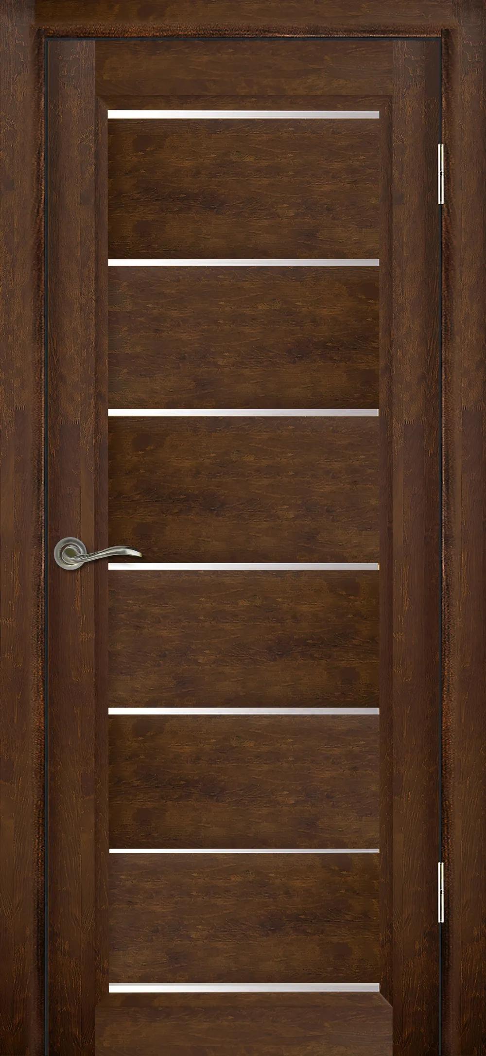 Дверь межкомнатная Массив ольхи Премьер плюс матовое Античный орех