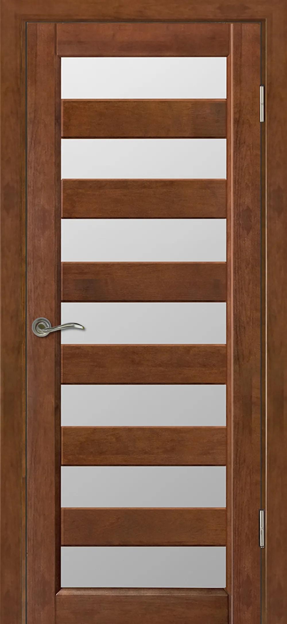 Дверь межкомнатная Массив ольхи Премьер плюс ДО матовое Бренди