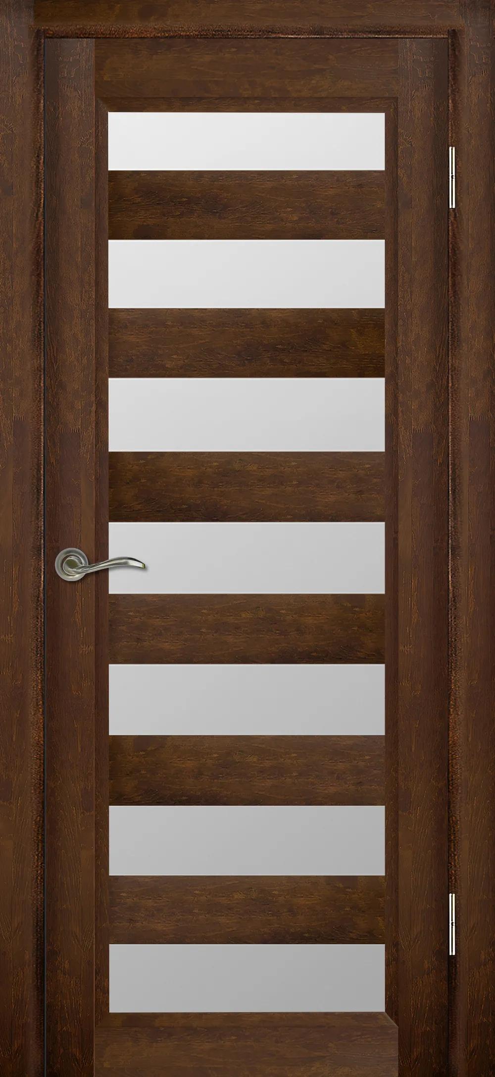 Дверь межкомнатная Массив ольхи Премьер плюс ДО матовое Античный орех