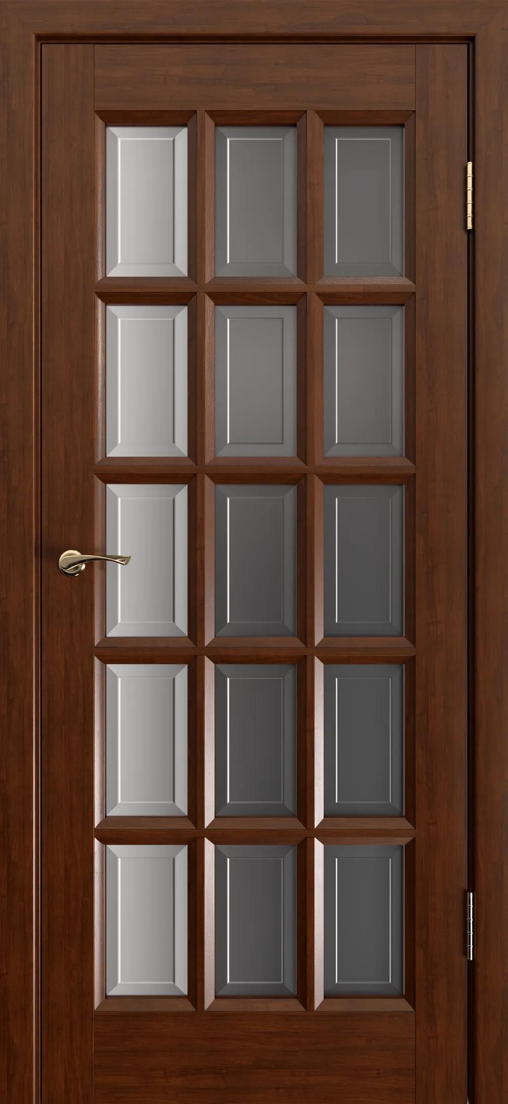 Дверь межкомнатная Массив ольхи Шарден ДО бронза фацет Бренди