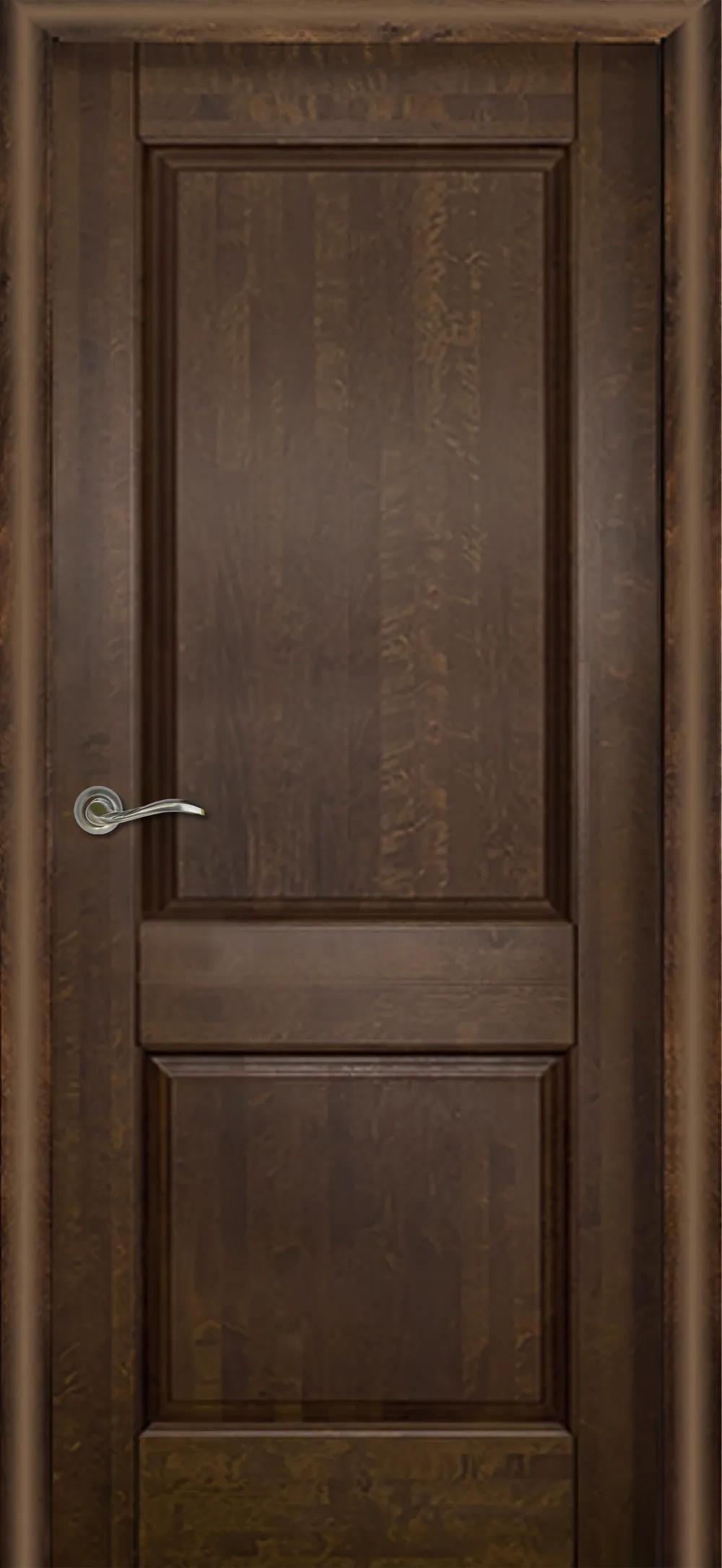 Дверь межкомнатная Массив ольхи Элегия-1 Античный орех