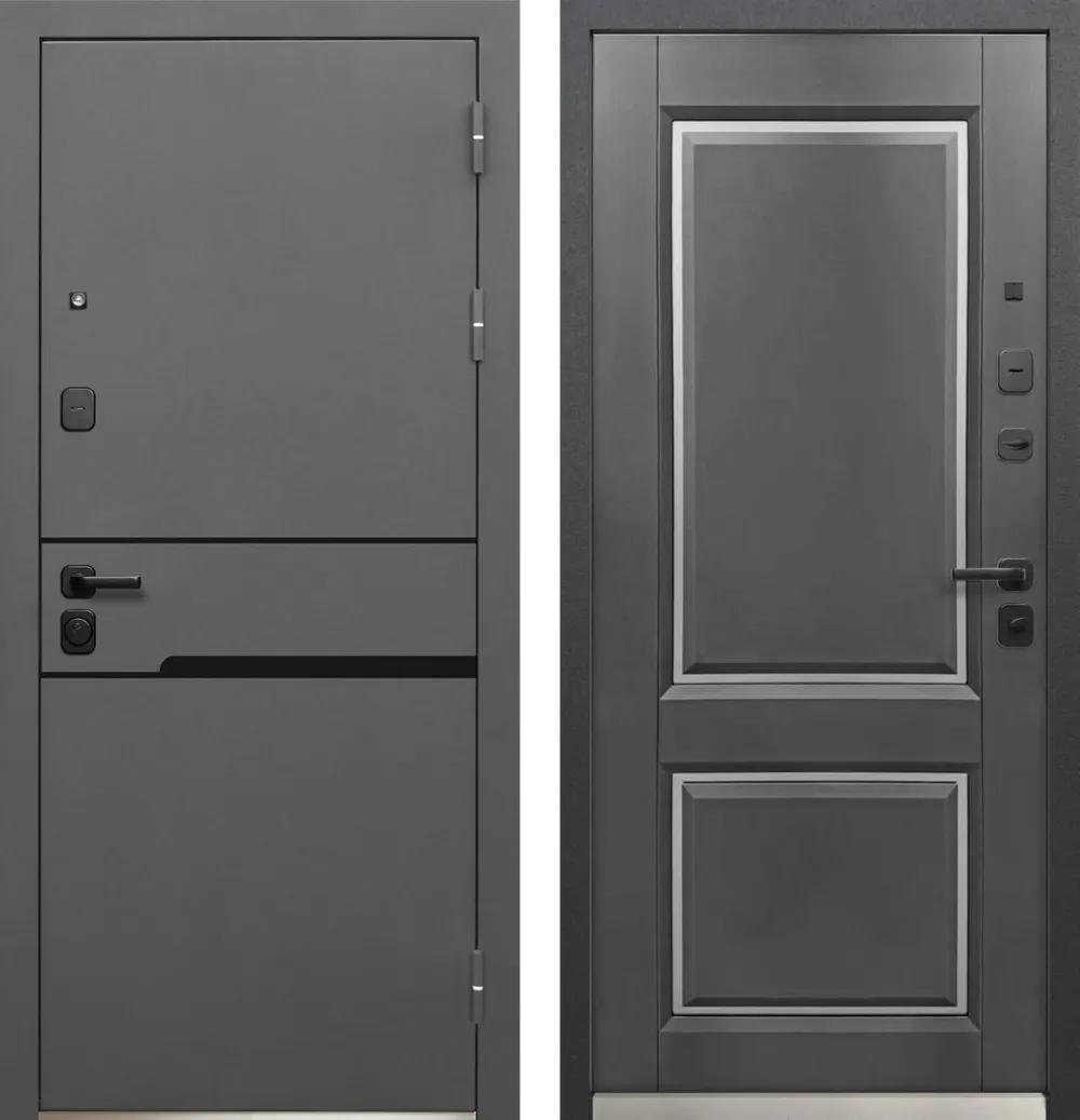 Дверь входная Luxor Классика Сатин муар 7024 - Сатин графит