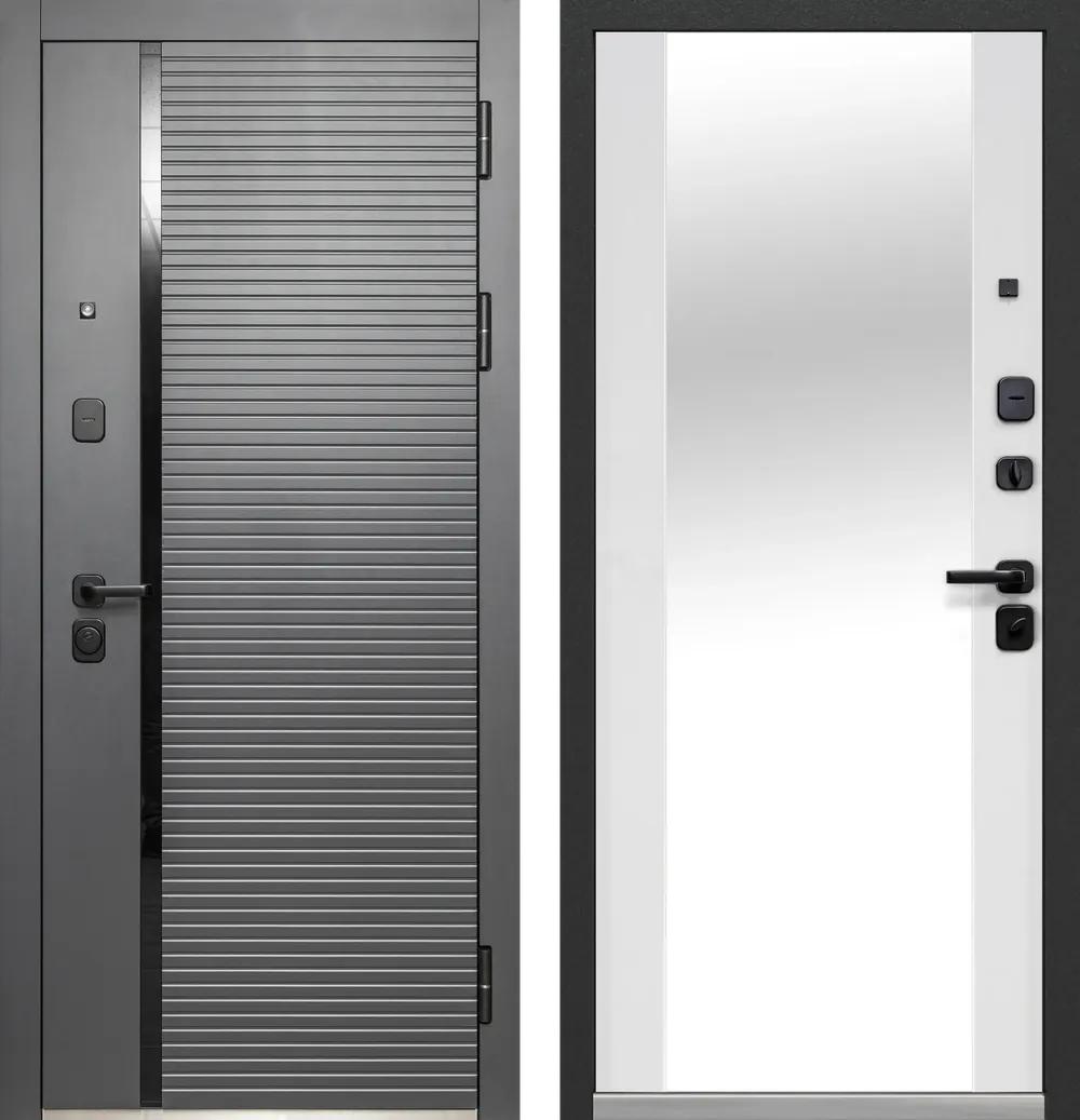 Дверь входная Luxor Горизонталь Зеркало