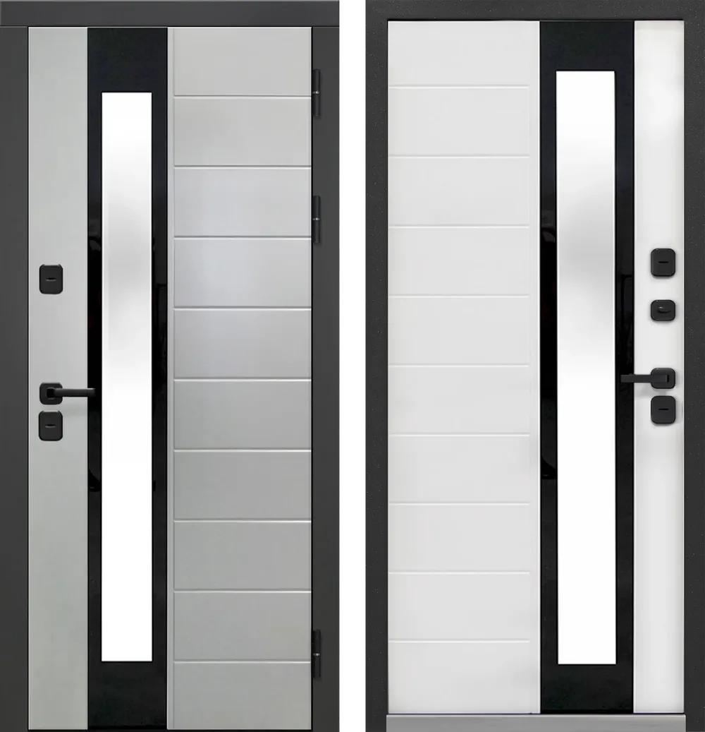 Дверь входная Luxor Termo 5 Эмаль 7012 - Эмалит белый