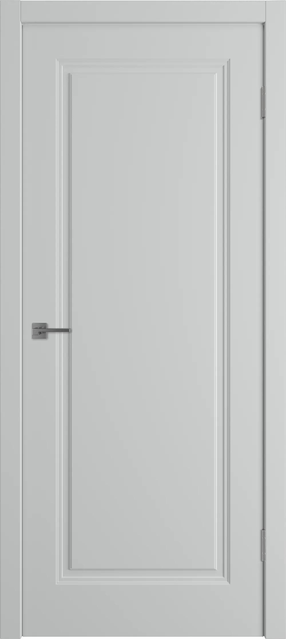 Дверь межкомнатная WINTER Норра 1 ДГ Серебро эмаль