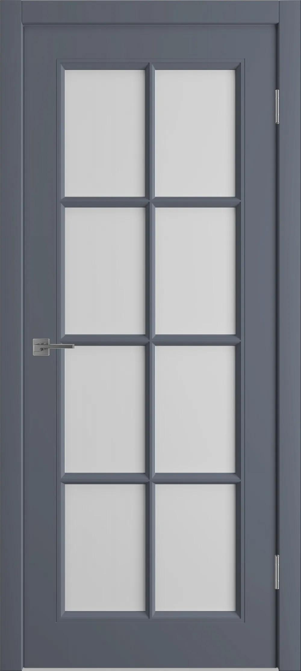 Дверь межкомнатная WINTER Моника 1 ДО мателюкс Графит эмаль