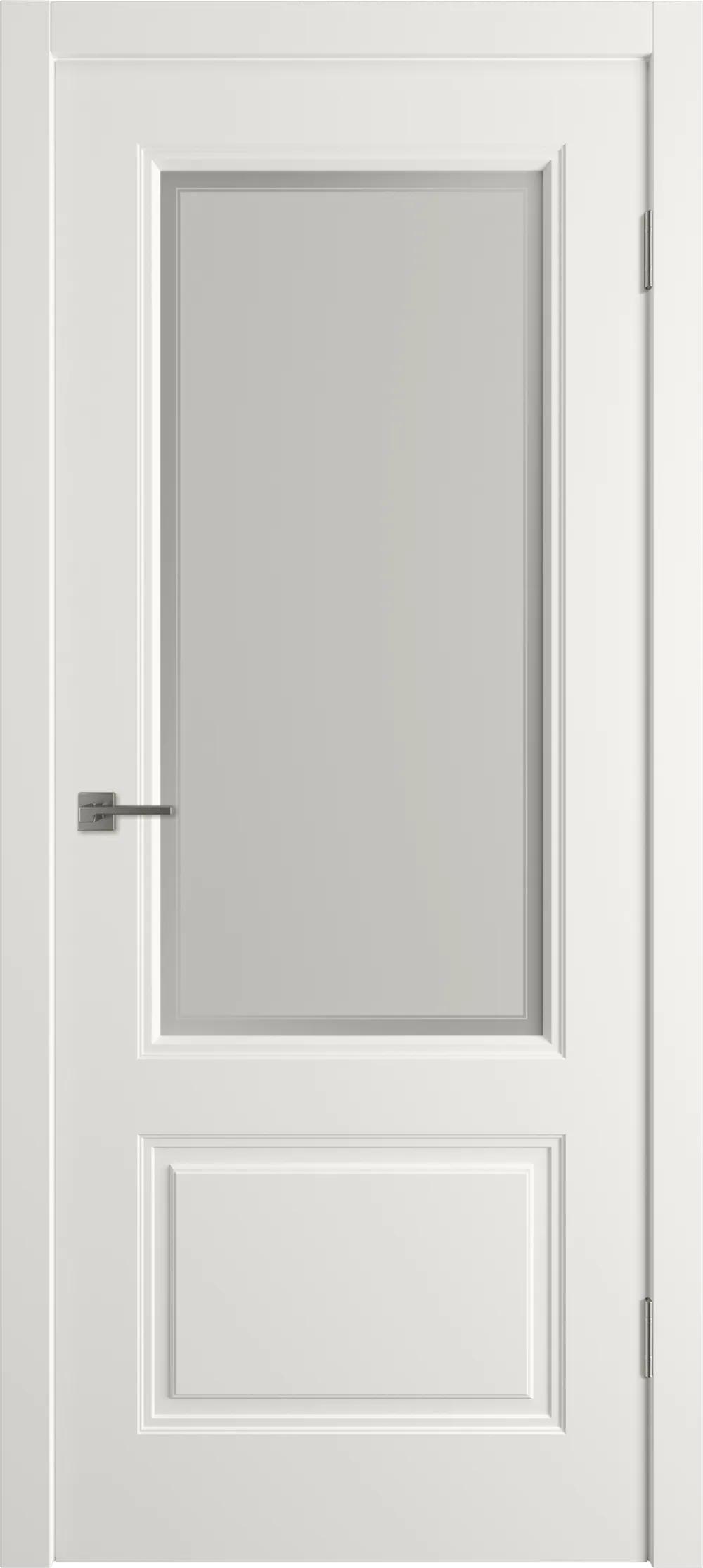 Дверь межкомнатная WINTER Норра 2 ДО матовое с рисунком Мокко эмаль