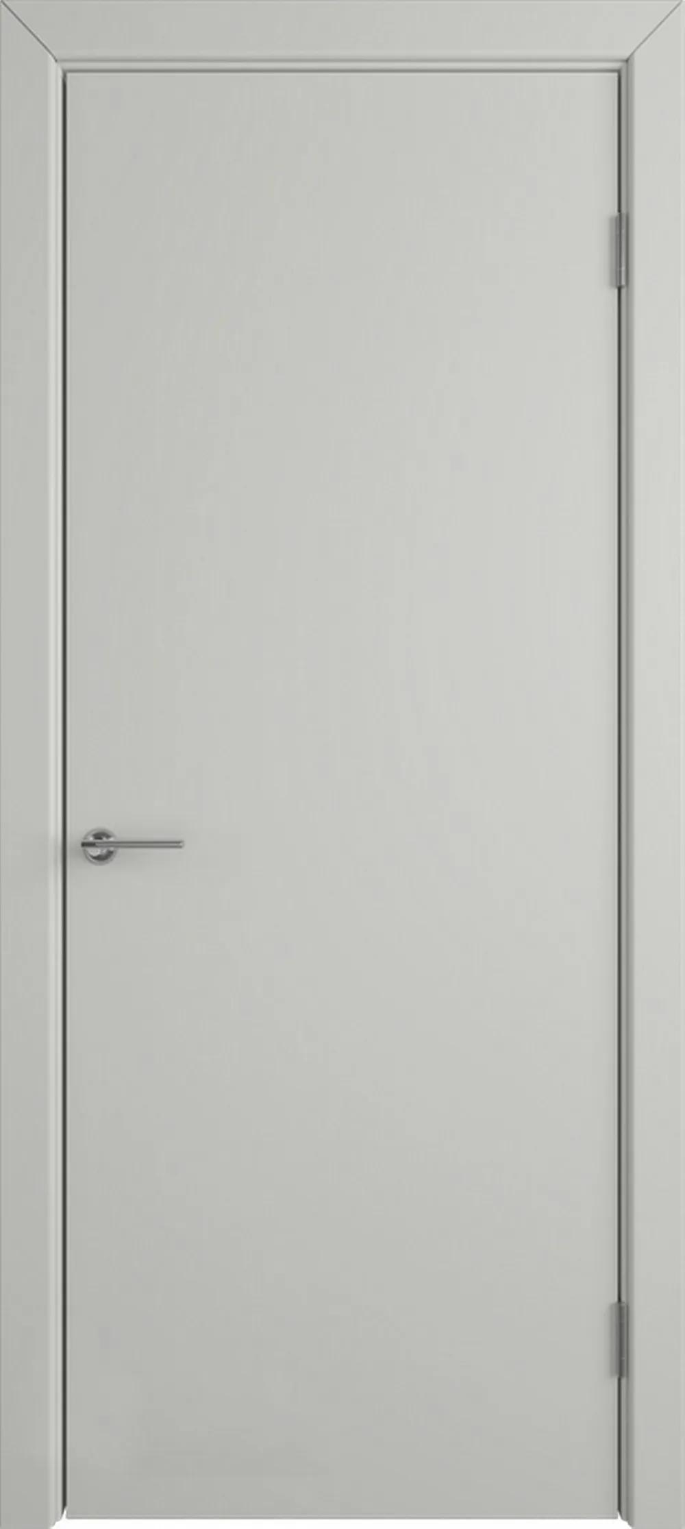 Дверь межкомнатная WINTER Ньюта ДГ Светло-серая эмаль