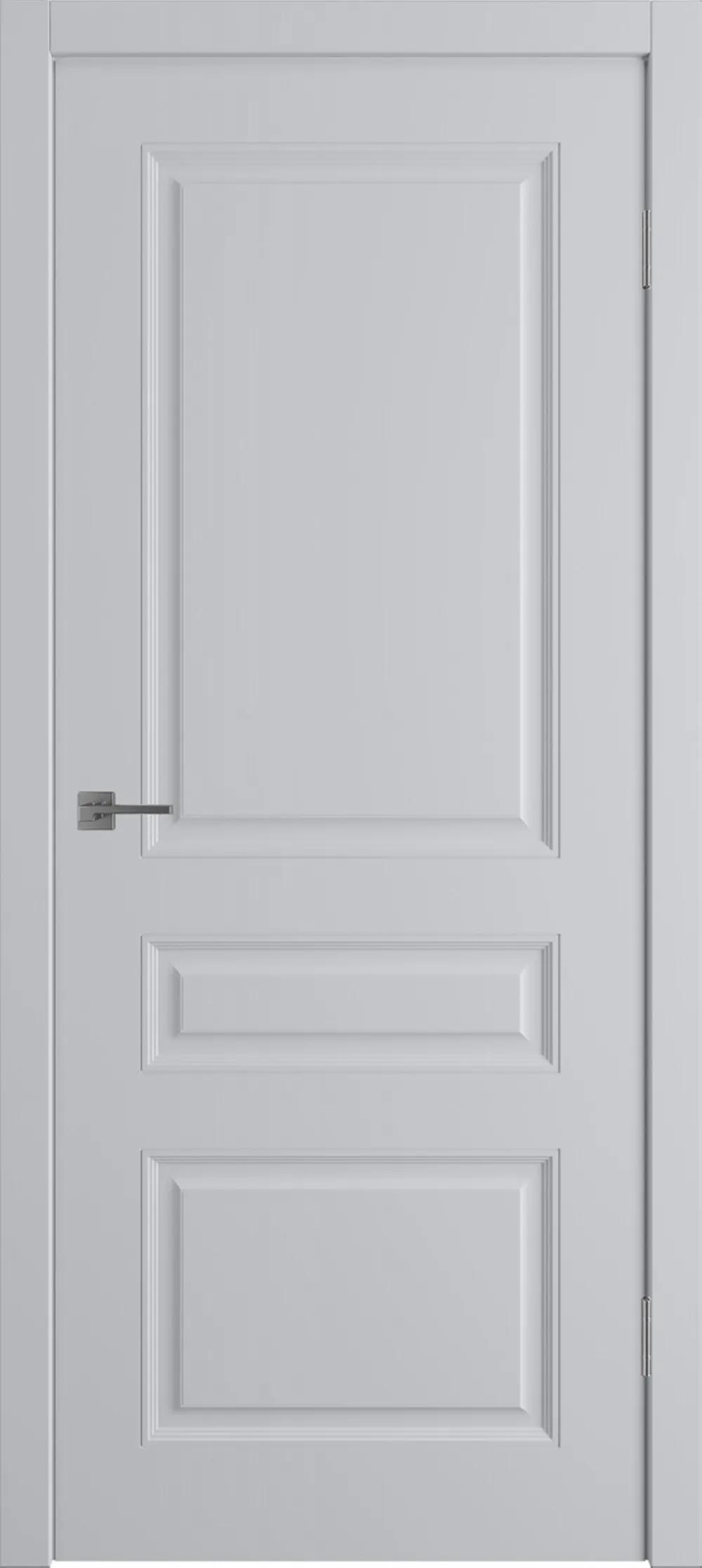 Дверь межкомнатная WINTER Торонто ДГ Светло-серая эмаль