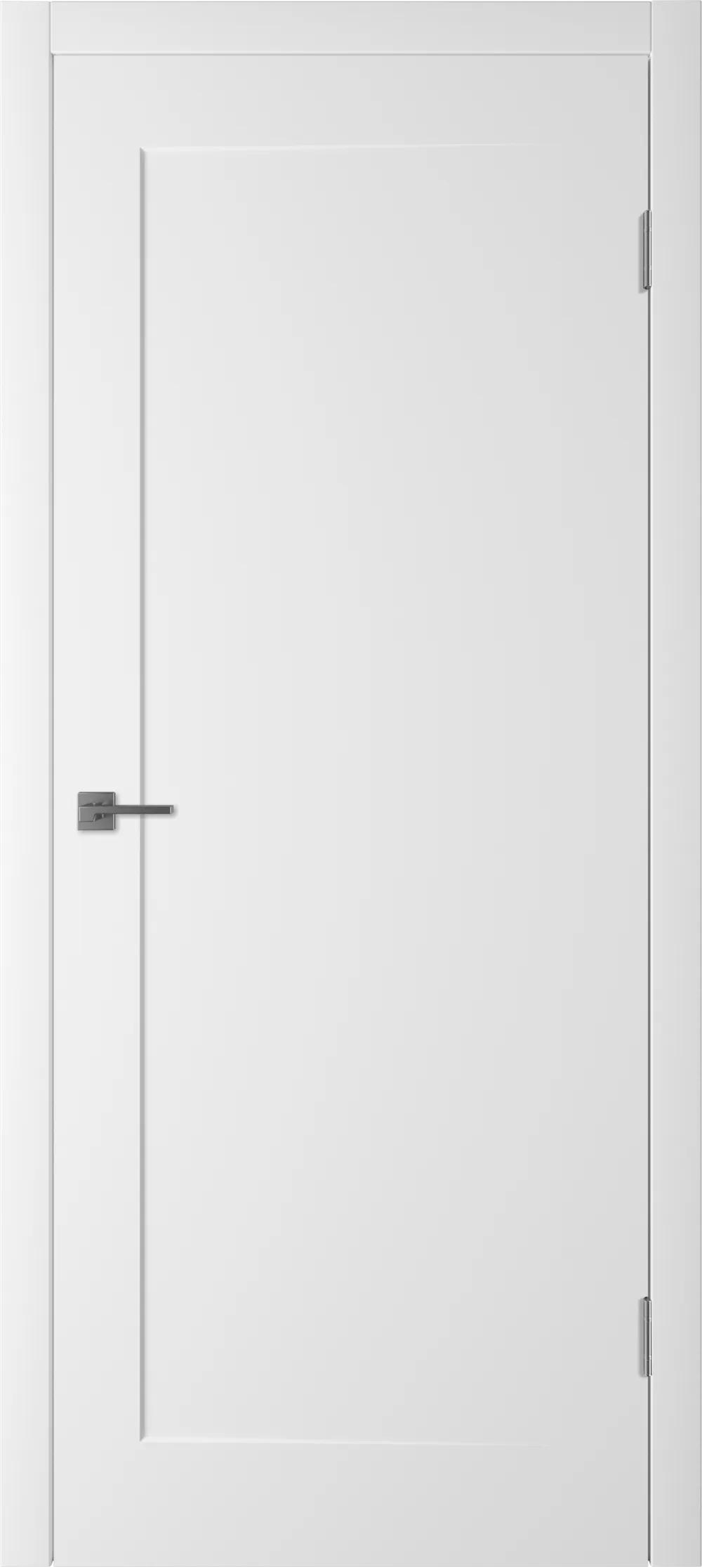 Дверь межкомнатная WINTER Эклипс 1 ДГ Белая эмаль