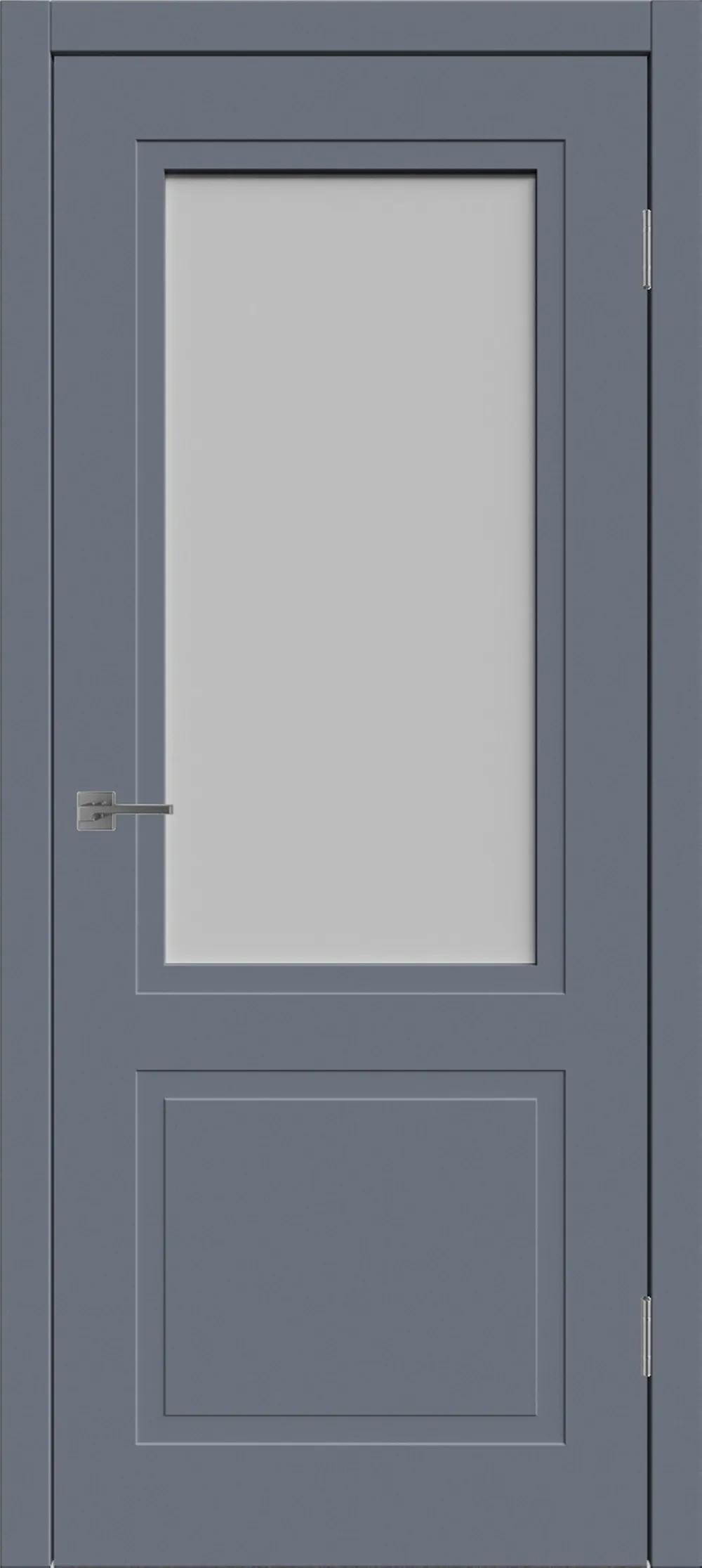 Дверь межкомнатная WINTER Флэт 2 ДО мателюкс Графит эмаль