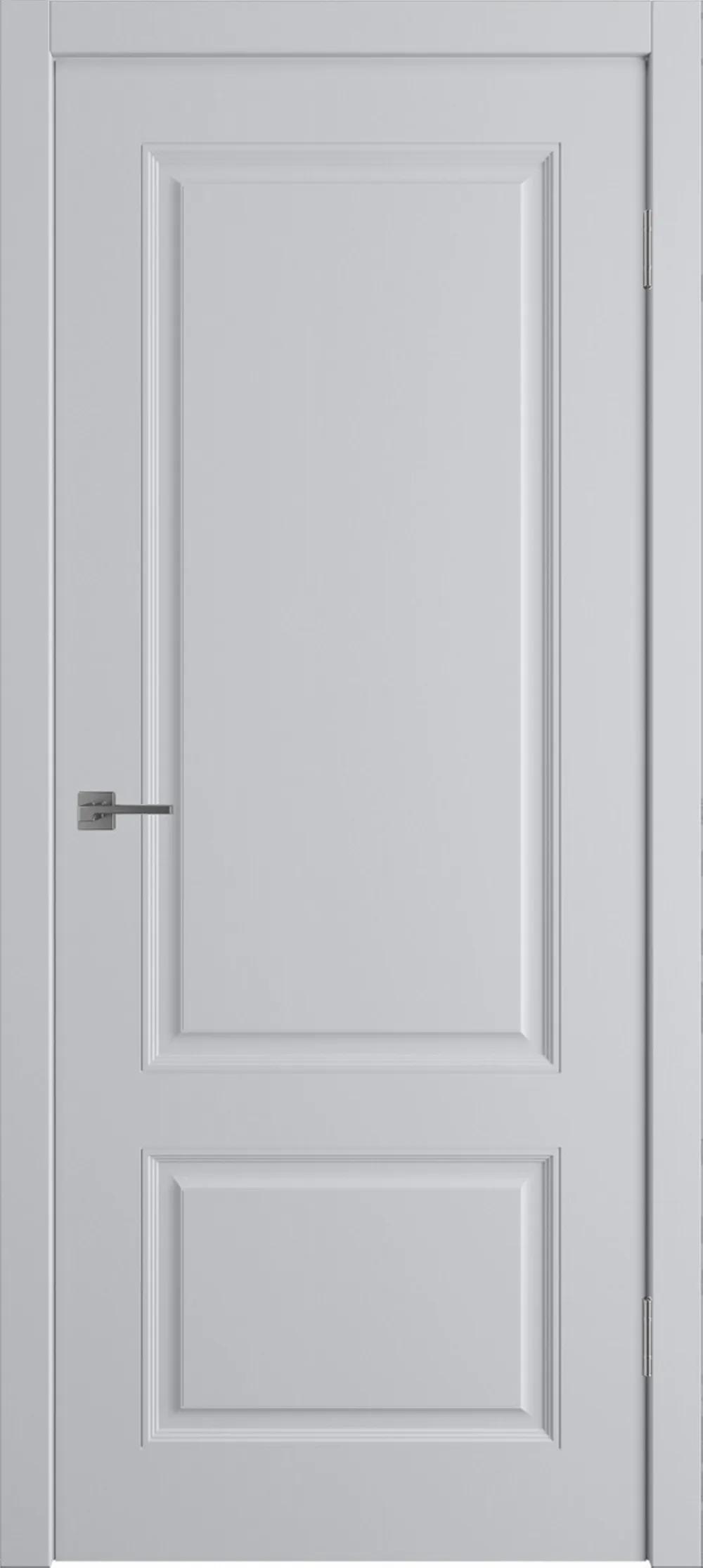 Дверь межкомнатная WINTER Чикаго ДГ Светло-серая эмаль