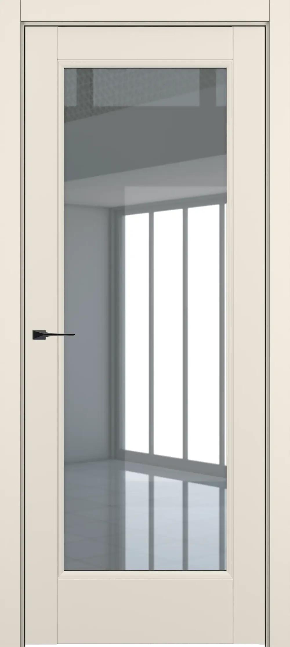 Дверь межкомнатная Baguette Неаполь ДО Baguette B2 стекло прозрачное Матовый крем