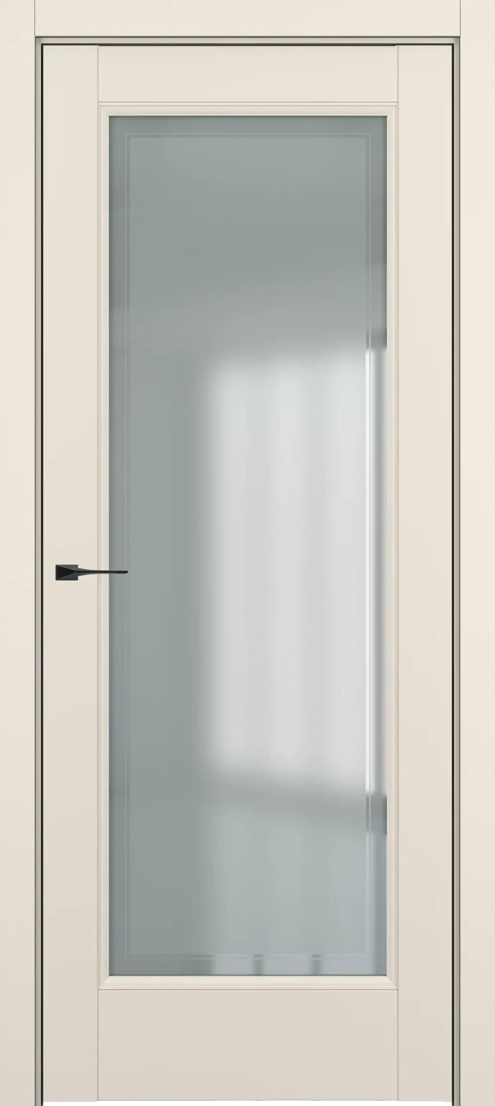 Дверь межкомнатная Baguette Неаполь ДО Baguette B2 Сатинато с рамкой Матовый крем