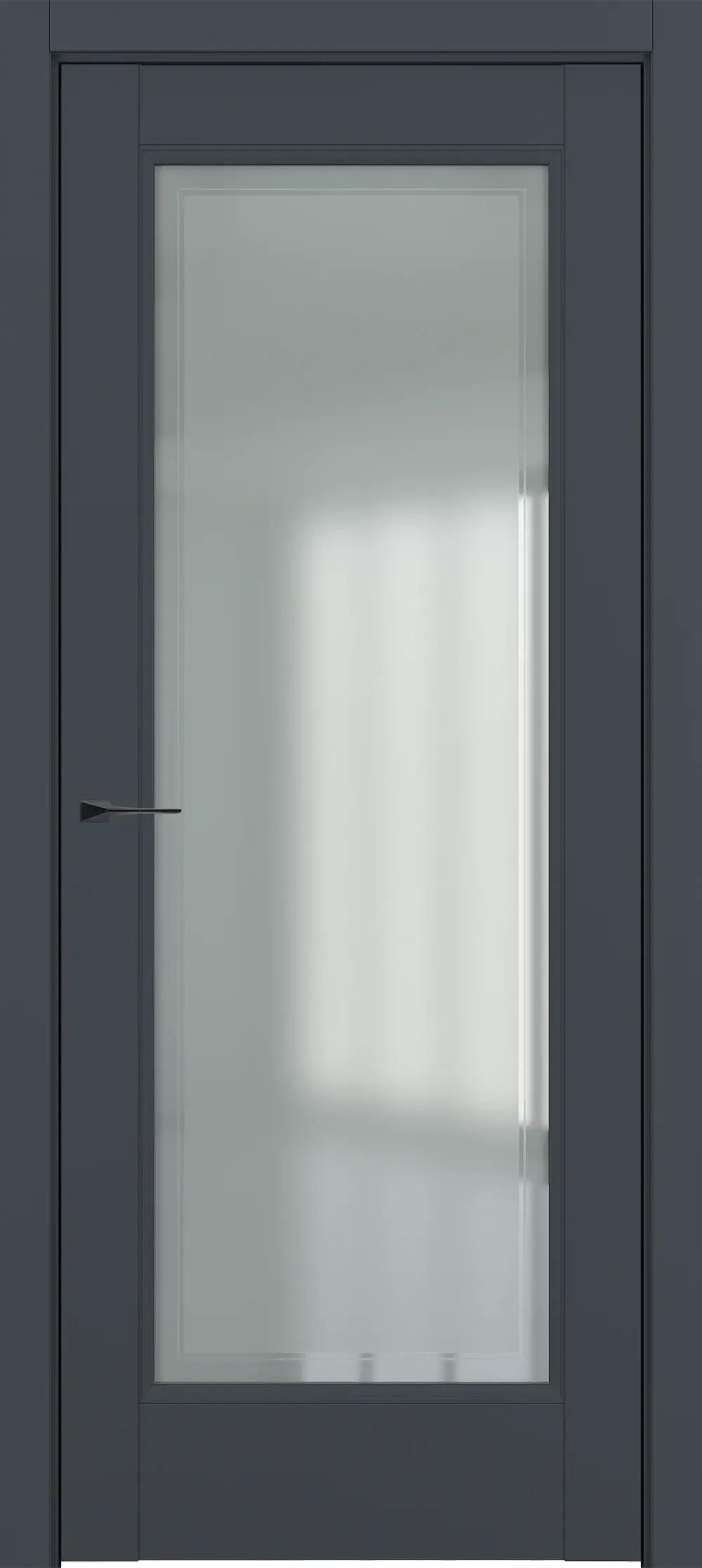 Дверь межкомнатная Baguette Неаполь ДО Baguette B2 Сатинато с рамкой Графит премьер мат