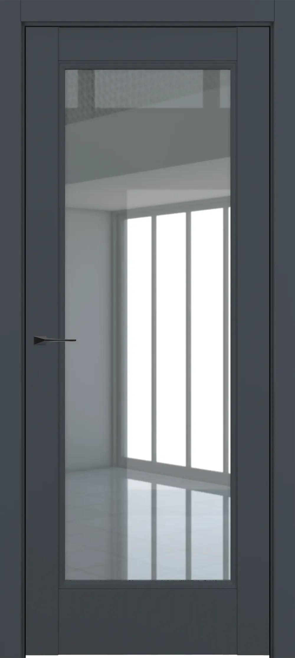 Дверь межкомнатная Baguette Неаполь ДО Baguette B5 стекло прозрачное Графит премьер мат