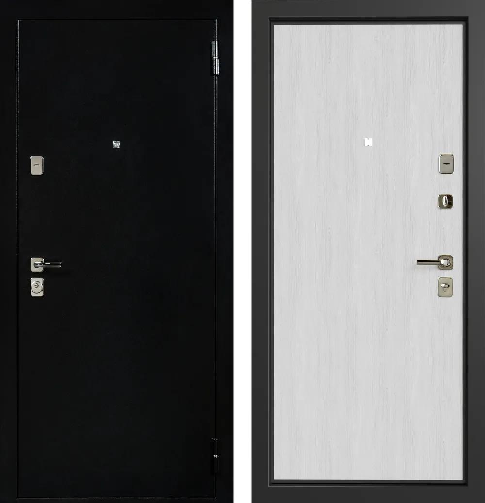 Дверь входная TR 17 Без фрезеровки Букле черный - ЮП-13 Artic Oak