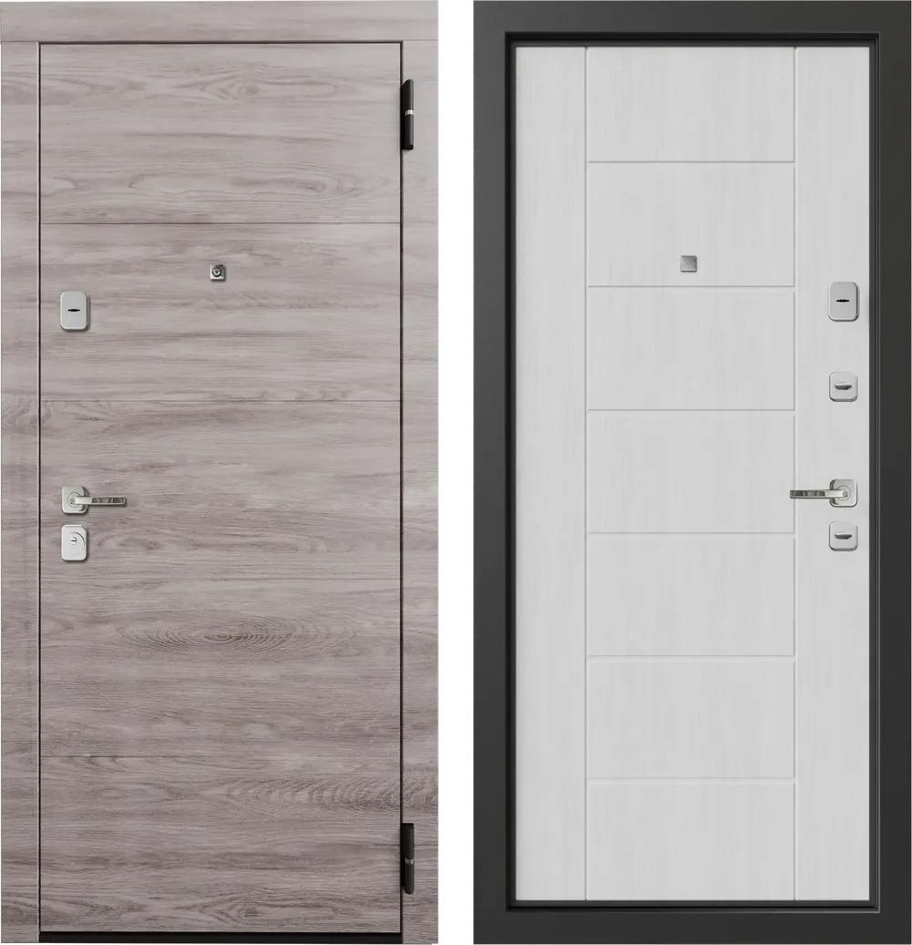 ВХОДНАЯ ДВЕРЬ СТАЛЛЕР МЮНХЕН ЮП-4 Дуб мадейра LW676-GTA (горизонт) - ЮП-5 Artic Oak