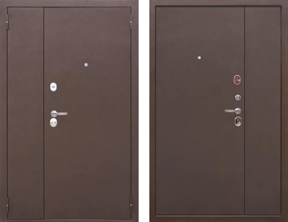 Дверь входная Гарда 7.5 (двупольная) мет/мет Медный антик - Медный антик
