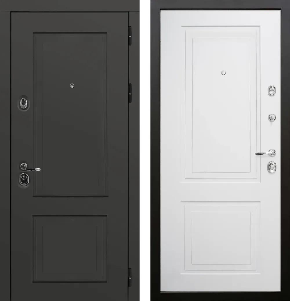 Дверь входная Азура Ю-5 TSBR 7021 - Ю-5 RAL 9003