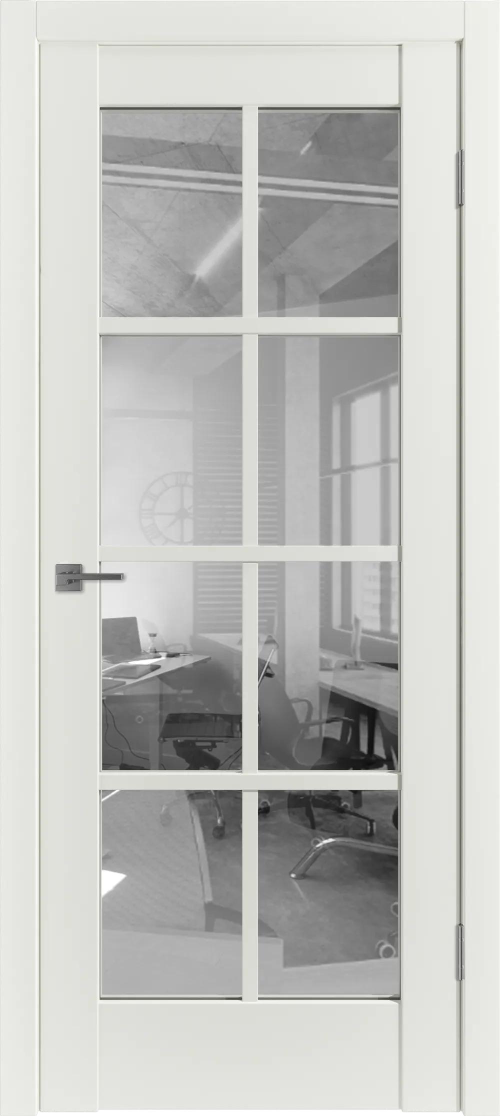 Дверь межкомнатная EMALEX ER1 ДО Air Space Emalex MidWhite