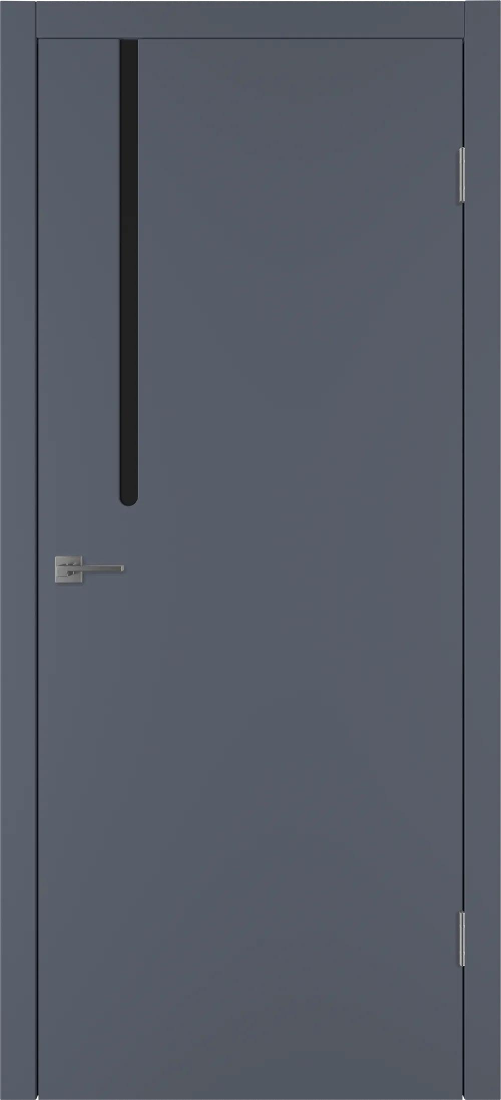 Дверь межкомнатная Integra 61 ДО Black gloss Графит эмаль 800*2000 и нестандарт