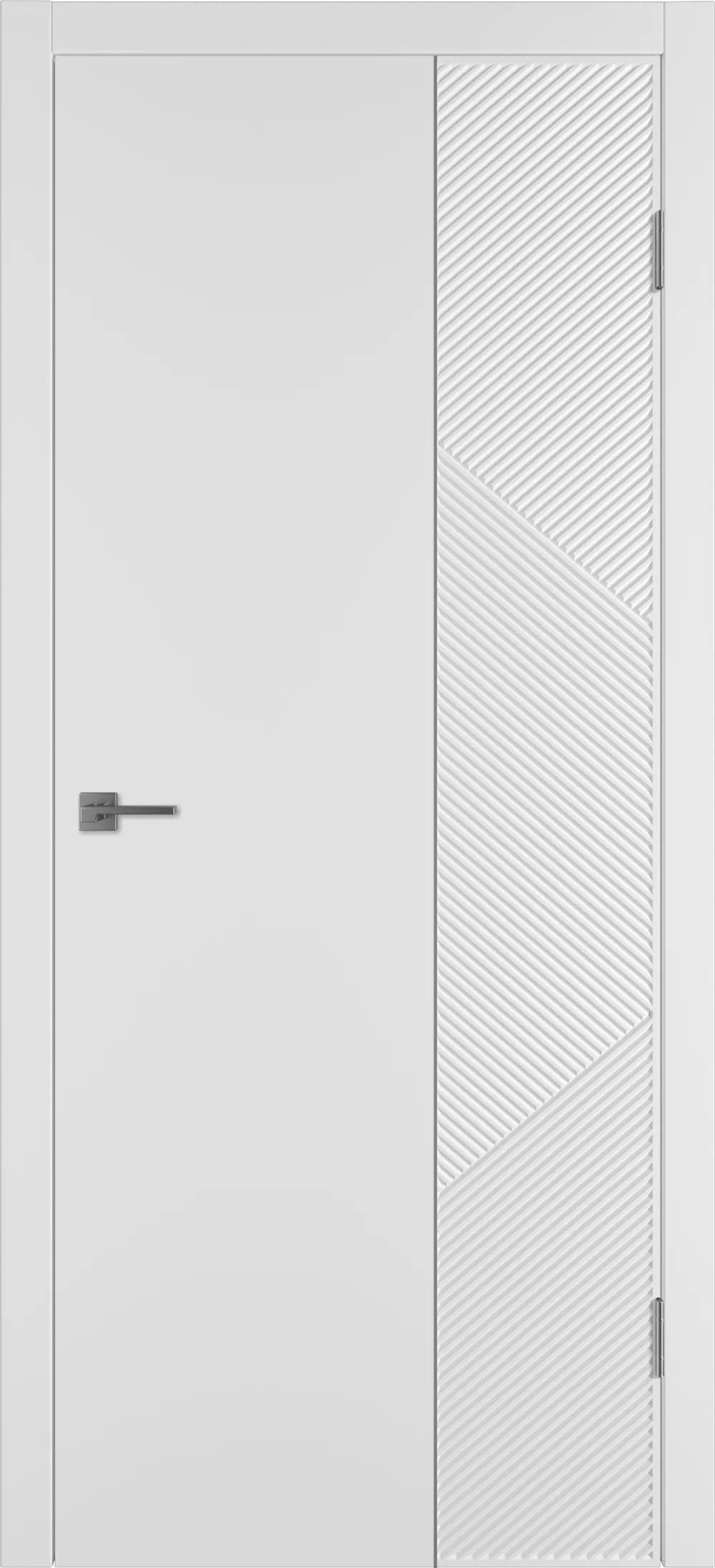 Дверь межкомнатная Linea ART2 ДГ Молдинг Серебро цвета в ассортименте