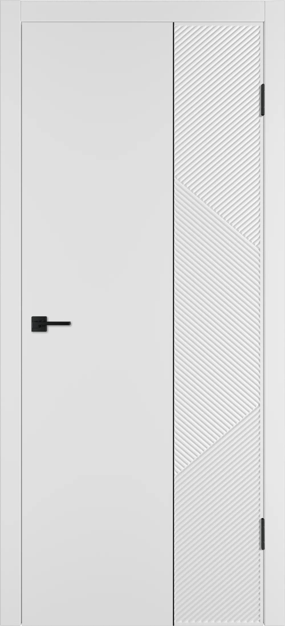 Дверь межкомнатная Linea ART2 ДГ Молдинг Черный цвета в ассортименте