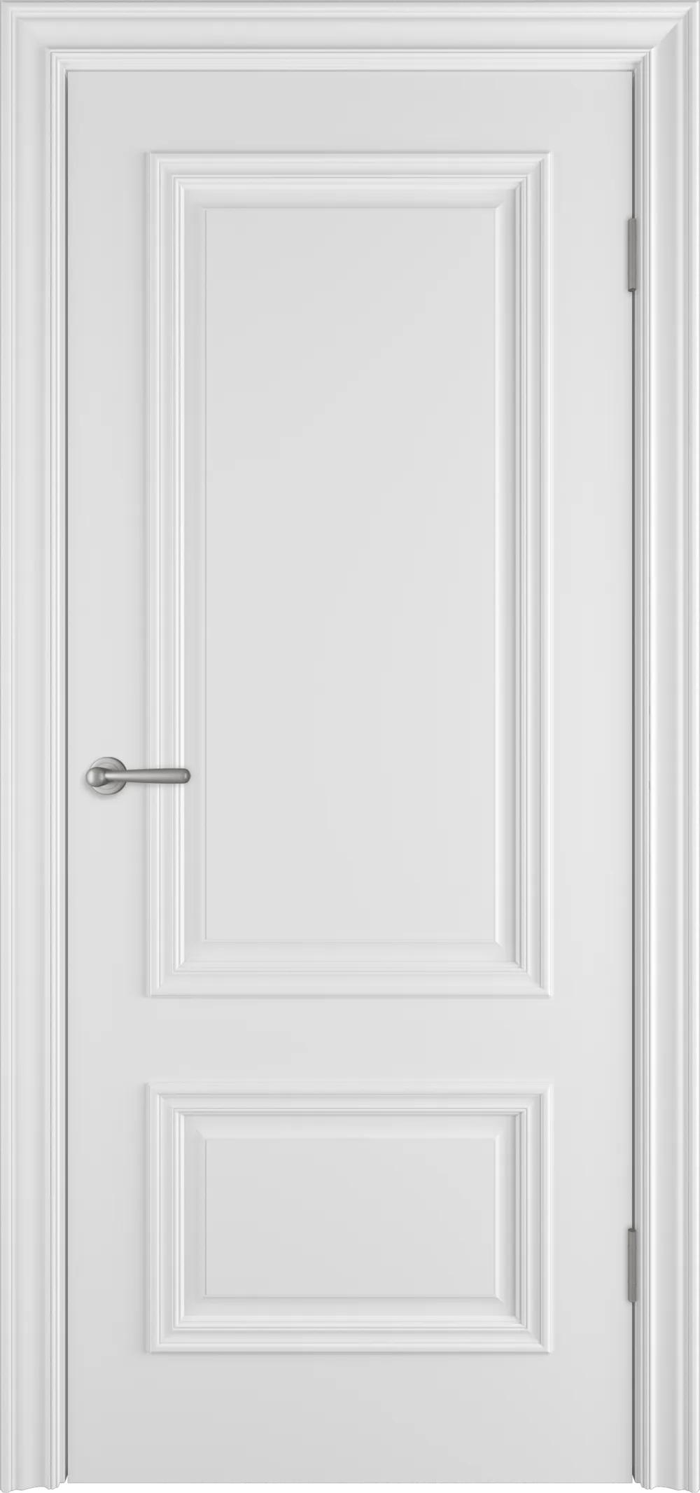 Дверь межкомнатная Antique Luxe 2 ДГ Белая эмаль