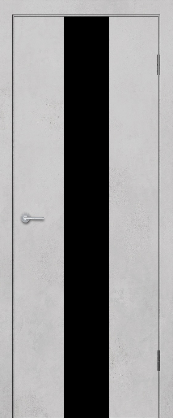 ST13 ДО черный лак 800*2000 Бетон белый