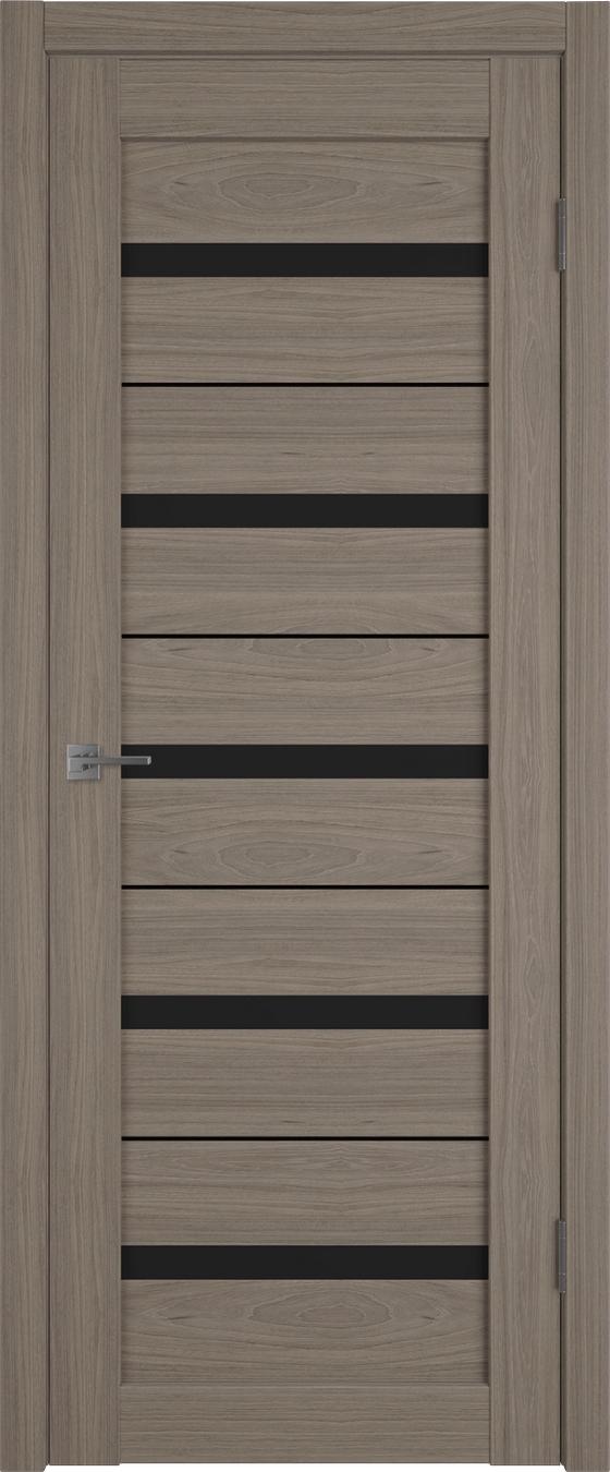 Atum Pro AL7 BLACK gloss 800*2000 Brun oak молдинг черный